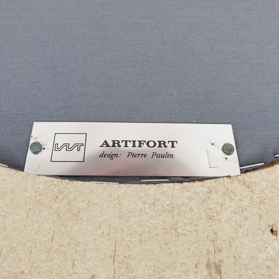 Image 1 of Vintage-Sessel und Ottomane von Pierre Paulin für Artifort, 1960er Jahre