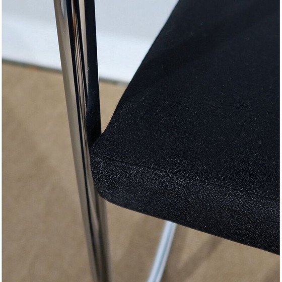 Image 1 of Vintage-Bürostuhl aus verchromtem Metall