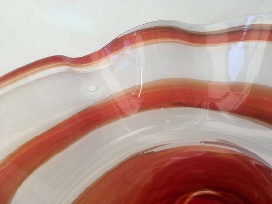 Image 1 of Schale Oder Vase Aus Geblasenem Glas 1980 Jozefina Krosno