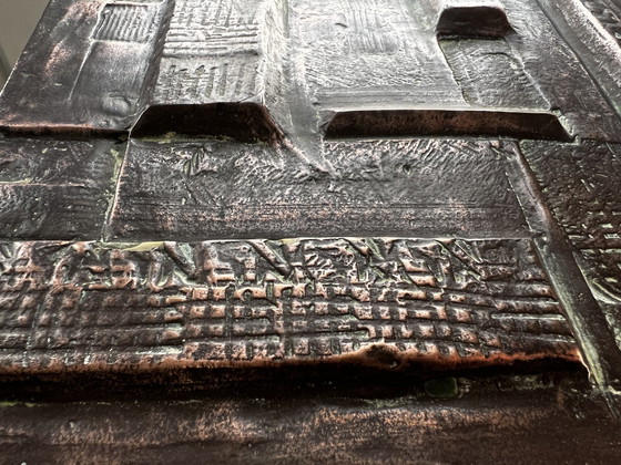 Image 1 of  Fiberglas-Relief-Skulptur , 1960S. Signiert , Geometrisch , Wand