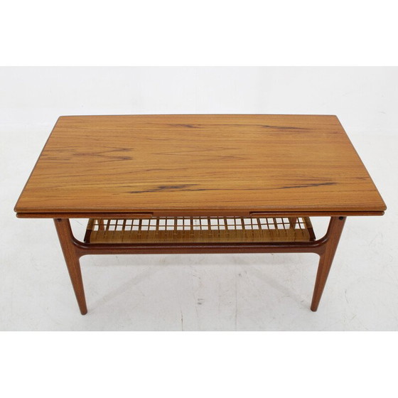 Image 1 of Ausziehbarer Couchtisch aus Teakholz, Dänemark 1960