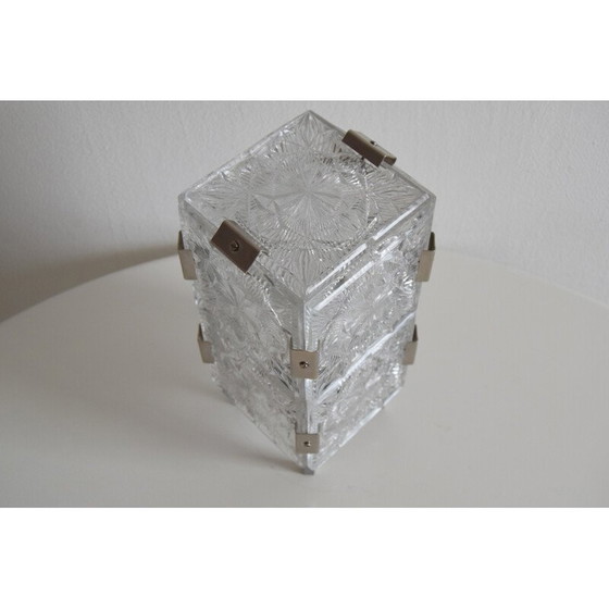 Image 1 of Klassische Glastischlampe von Josef Hejtman für Kamenicky Senov, Tschechoslowakei 1960