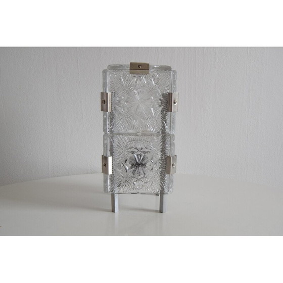 Image 1 of Klassische Glastischlampe von Josef Hejtman für Kamenicky Senov, Tschechoslowakei 1960
