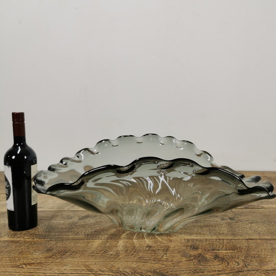 Image 1 of Italienische Glasschale, Obstschale, Servierschale XL