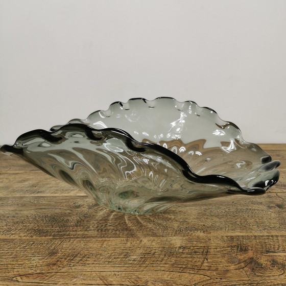 Image 1 of Italienische Glasschale, Obstschale, Servierschale XL