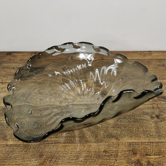 Image 1 of Italienische Glasschale, Obstschale, Servierschale XL