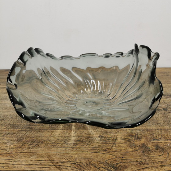 Image 1 of Italienische Glasschale, Obstschale, Servierschale XL