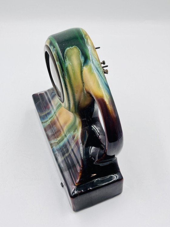 Image 1 of Lot Von 8 Thulin Art Deco Uhren Und Keramik