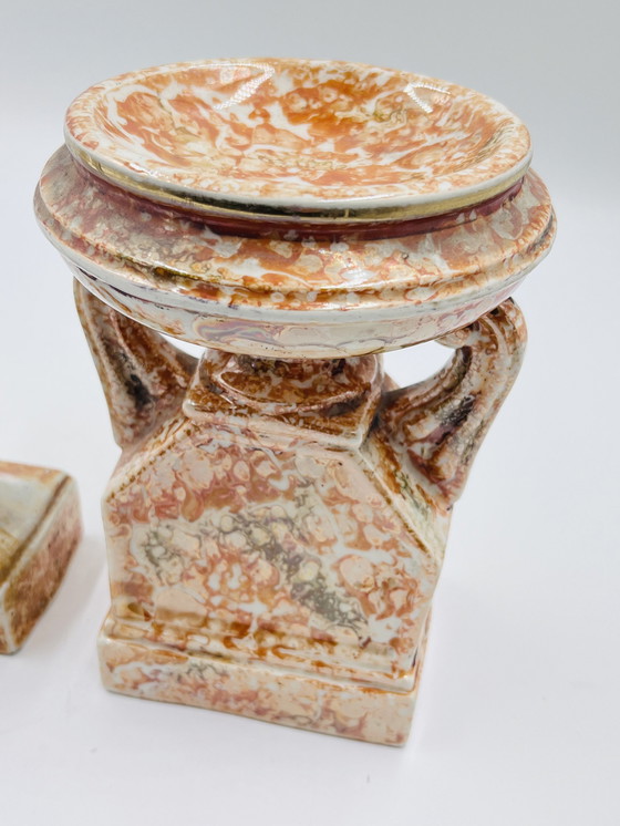 Image 1 of Lot Von 8 Thulin Art Deco Uhren Und Keramik