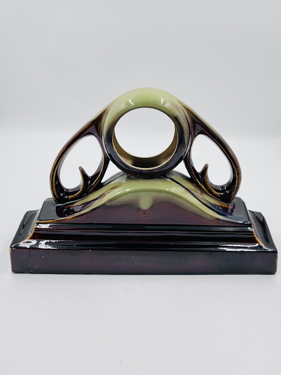 Image 1 of Lot Von 8 Thulin Art Deco Uhren Und Keramik