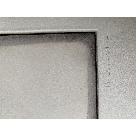 Image 1 of Alte Radierung auf Margenes 7 Papier von Erwin Bechtold, 1977