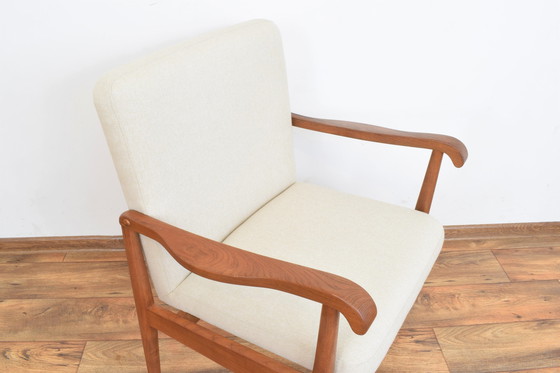 Image 1 of Mid Century Dänischer Teakholz Sessel, 1950S.