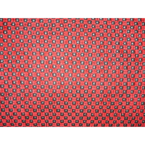 Image 1 of Paar rote Vintage-Sessel, Tschechoslowakei 1960