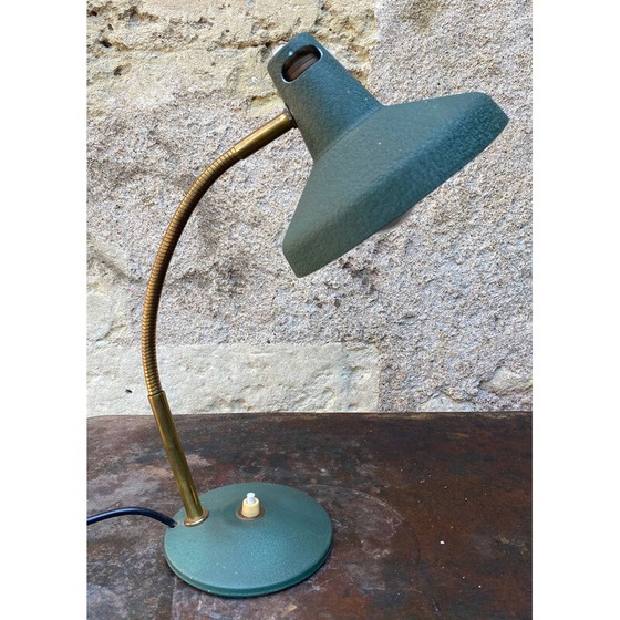 Image 1 of Alte grüne Birerau-Lampe, 1960