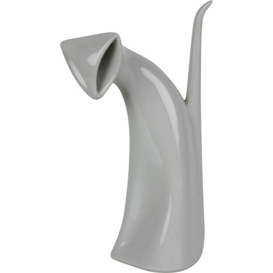Image 1 of Vintage Keramik-Skulptur "Königliche Katze Dux", Tschechoslowakei 1960