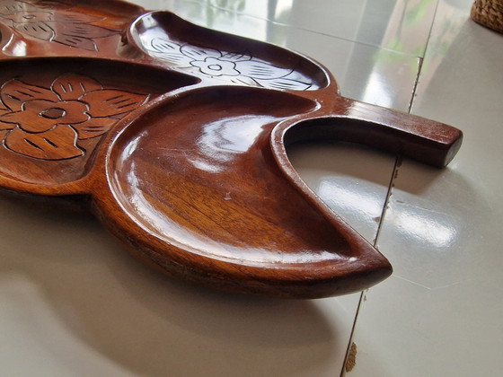 Image 1 of Vintage Serviertablett aus Holz