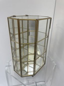 Vitrine aus Messing