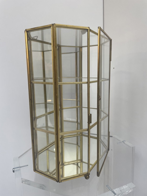 Image 1 of Vitrine aus Messing