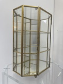 Vitrine aus Messing