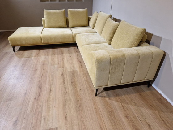 Image 1 of Neu Prominent Trevi Ecksofa Gelb Stoff Design