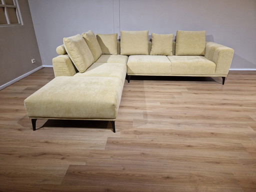 Neu Prominent Trevi Ecksofa Gelb Stoff Design