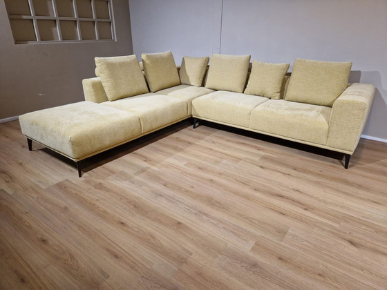 Image 1 of Neu Prominent Trevi Ecksofa Gelb Stoff Design