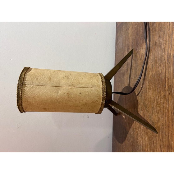 Image 1 of Stativlampe aus Messing, 1950