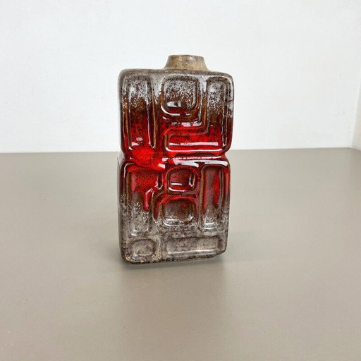 Vintage Keramikvase für Strehla, Deutschland 1970er Jahre