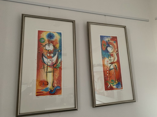 Serigraphie 2-Lüttich Angeles Nieto