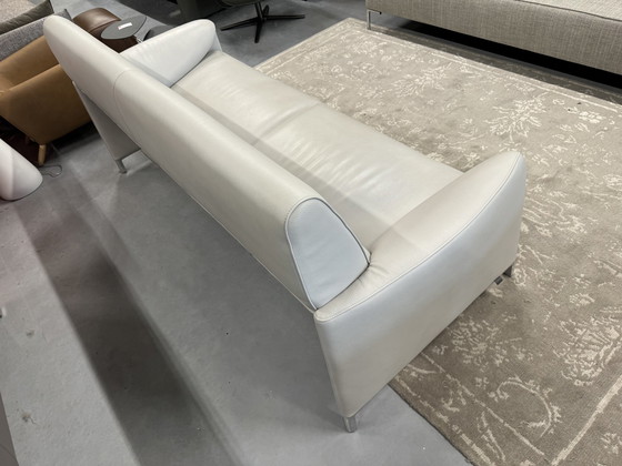 Image 1 of Leolux Felizia 3-Sitzer Sofa Hoch Grau Leder