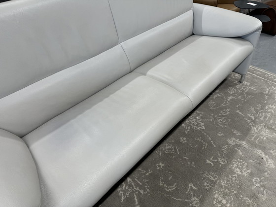 Image 1 of Leolux Felizia 3-Sitzer Sofa Hoch Grau Leder