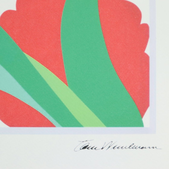 Image 1 of Offsetlithografie nach Tom Wesselmann Monica mit Tulpen 299/450