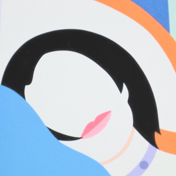 Image 1 of Offsetlithografie nach Tom Wesselmann Monica mit Tulpen 299/450