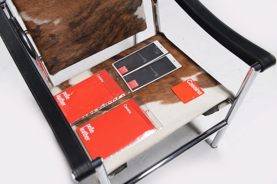 Image 1 of LC 1 Set aus Ponyfell - Le Corbusier, Jeanneret & Charlotte Perriand - Cassina