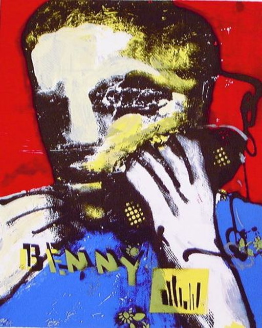 Herman Brood - Benny – lithos zeefdrukken, Paper, Modern