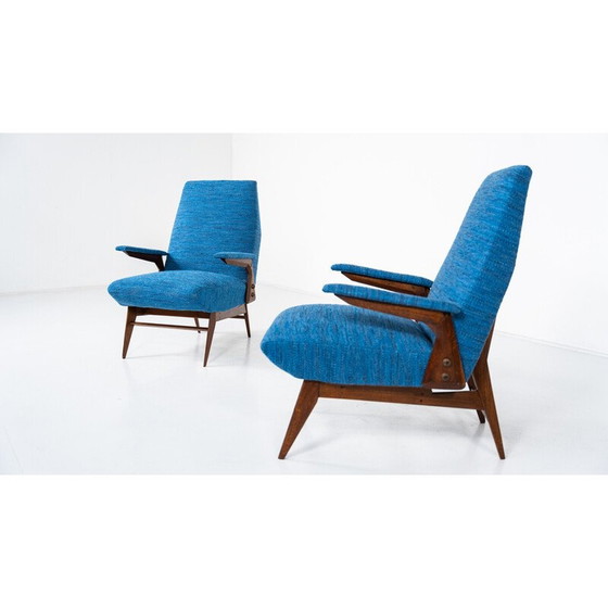 Image 1 of Paar Vintage-Sessel von Vittorio Dassi, Italien 1960