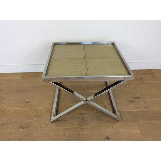 Image 1 of Paar alte X-Frame-Butler-Tische - 1960er Jahre