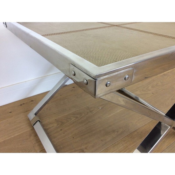 Image 1 of Paar alte X-Frame-Butler-Tische - 1960er Jahre