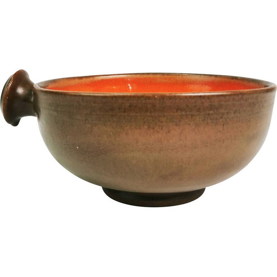 Image 1 of Vintage Keramikschale mit Henkel, Dänemark 1960er Jahre