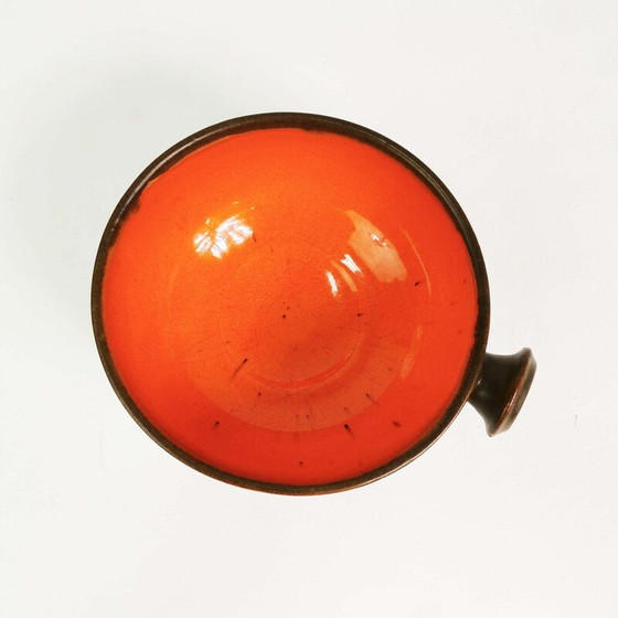 Image 1 of Vintage Keramikschale mit Henkel, Dänemark 1960er Jahre