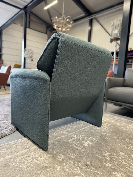 Image 1 of Leolux Bora Beta Sessel Nomad Stoff Blau