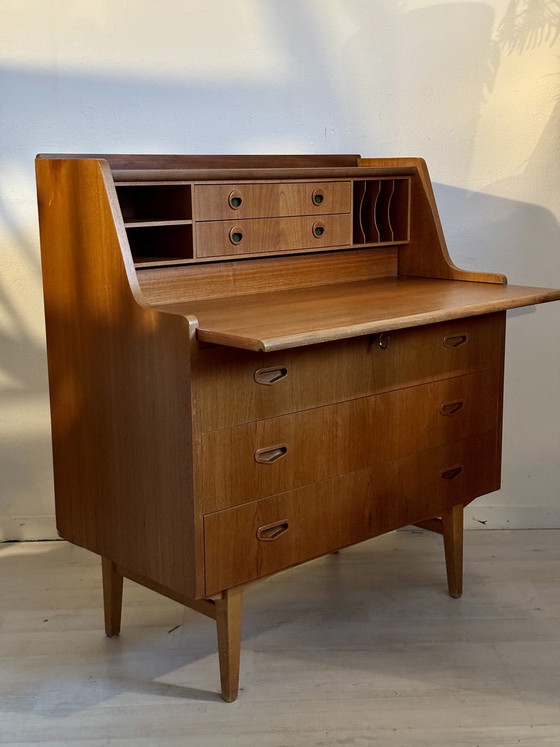 Image 1 of Dänischer Vintage Schreibtischsekretär