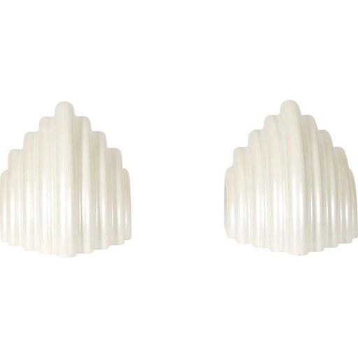 Zwei Tuki-Wandlampen von Kazuhide Takahama für Sirrah, 1980