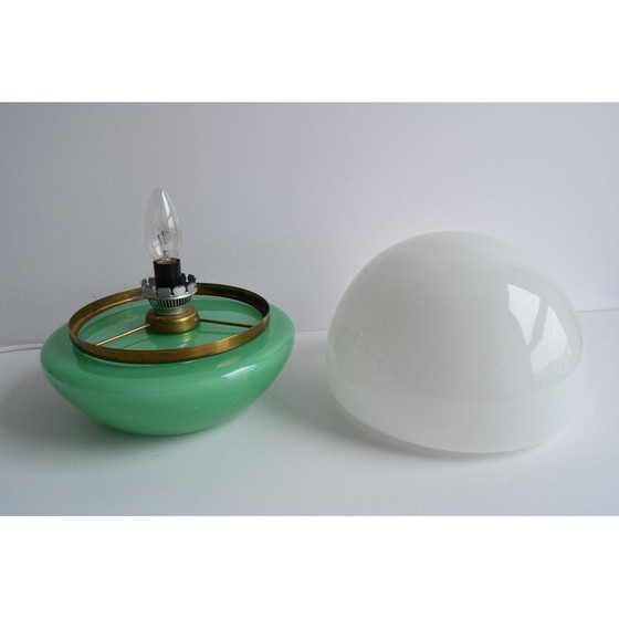 Image 1 of Vintage Glas-Tischlampe von Štěpán Tabery für Opp Jihlava, 1970er Jahre