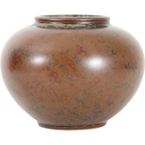 Image 1 of Skandinavische Vintage-Keramikvase von Hans Henrik Hansen für Royal Copenhagen, 1960