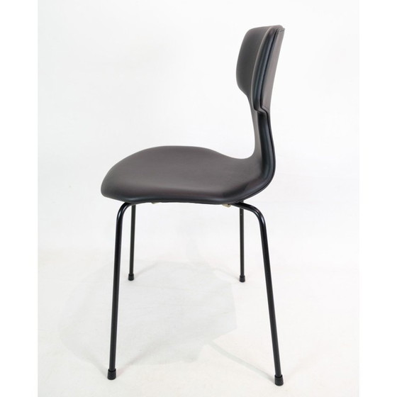 Image 1 of Satz von 6 alten T-Stühlen Modell 3103 von Arne Jacobsen für Fritz Hansen