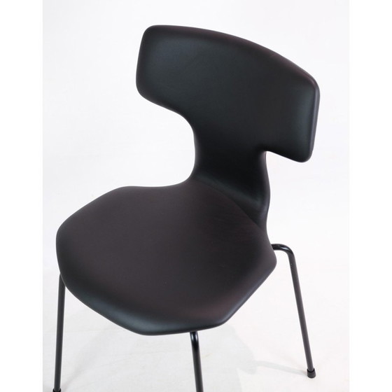 Image 1 of Satz von 6 alten T-Stühlen Modell 3103 von Arne Jacobsen für Fritz Hansen