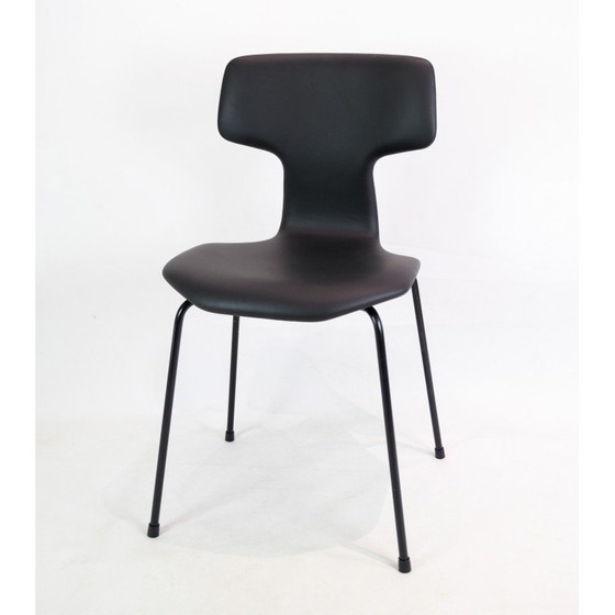 Image 1 of Satz von 6 alten T-Stühlen Modell 3103 von Arne Jacobsen für Fritz Hansen