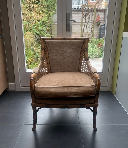 Faux Bamboo Sessel Giorgetti Style