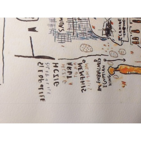 Image 1 of Klassische Lithografie "Freiheit" von Basquiat, 2010